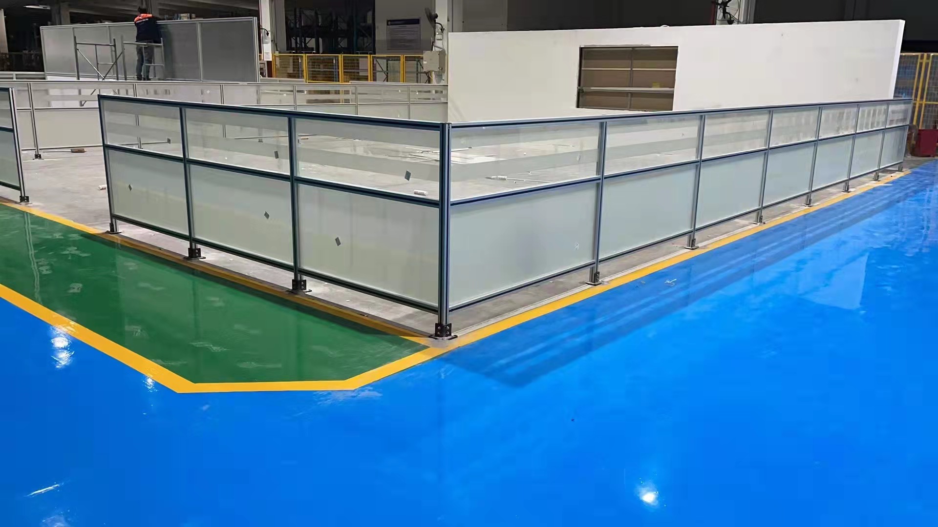 鋁型材鋼化玻璃圍欄 鋁型材鋼化玻璃圍欄