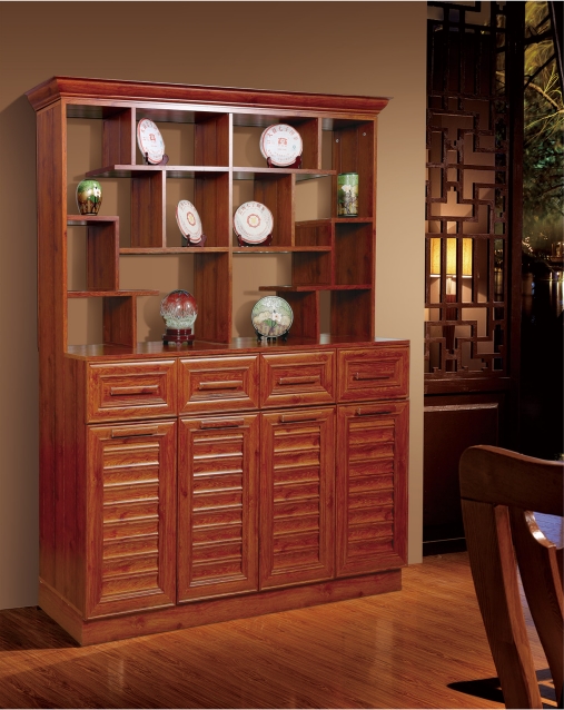 全鋁博古架-01（風格：中式；顏色：金像）